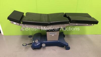 Maquet Model 1118.02B0 Alphaclassic Hydraulic Operating Table with Cushions (Hydraulics Tested and Working) *SN 00267*