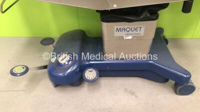 Maquet Model 1118.02B0 Alphaclassic Hydraulic Operating Table with Cushions (Hydraulics Tested and Working) *SN 00267* - 2