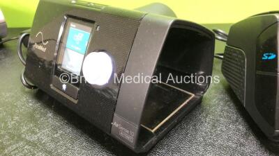 Job Lot Including 4 x ResMed AirSense 10 Autoset CPAP Units with 3 x Power Supplies (All Power Up, 1 x Missing Side Casing - See Photos) and 1 x ResMed S9 Autoset CPAP (Untested Due to No Power Supply) *SN 23193169184 / 23193747698 / 23192779711 / 2318156 - 5