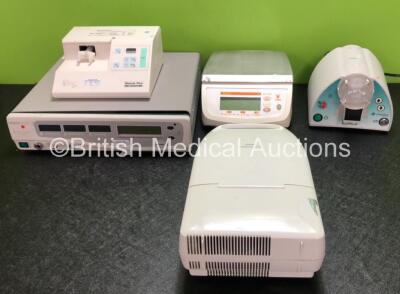 Mixed Lot Including 1 x Linvatec 10k Irrigation System (Powers Up) 1 x Philips Respironics Porta-neb Nebuliser, 1 x Gynecare ThermaChoice II Uterine Balloon Therapy Unit (Damaged Casing - See Photos) 1 x Vivadent Silamat Plus Unit, 1 x Teraoka Weighing Sc