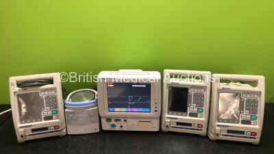 Mixed Lot Including 1 x Fisher&Paykel MR850AEK Respiratory Humidifier (No Power) 1 x Fukuda Denshi DS-1700 Patient Monitors Including ECG/Resp, SpO2, NIBP, BP, Temp and Printer Options (Powers Up) and 3 x Baxter Colleague Pumps *SN 21120630DL / 21120491DL