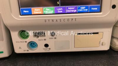 Mixed Lot Including 1 x Fisher&Paykel MR850AEK Respiratory Humidifier (No Power) 1 x Fukuda Denshi DS-1700 Patient Monitors Including ECG/Resp, SpO2, NIBP, BP, Temp and Printer Options (Powers Up) and 3 x Baxter Colleague Pumps *SN 21120630DL / 21120491DL - 3