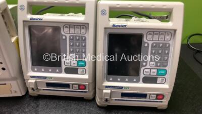 Mixed Lot Including 1 x Fisher&Paykel MR850AEK Respiratory Humidifier (No Power) 1 x Fukuda Denshi DS-1700 Patient Monitors Including ECG/Resp, SpO2, NIBP, BP, Temp and Printer Options (Powers Up) and 3 x Baxter Colleague Pumps *SN 21120630DL / 21120491DL - 5