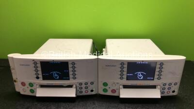 2 x Huntleigh SonicAid FM800 Encore Fetal Monitors (Both Power Up, 1 x Damage to Casing - See Photos)