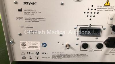 Stryker Crossflow Integrated Arthroscopy Pump Software Version 01.05.14 (Powers Up with Missing Casing - See Photos) *SN 16K505734* - 4