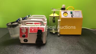 Job Lot Including 1 x Oxylitre Victor Vac Suction Unit with Cup and 3 x Sscor Inc Ref 231OBV-230 Suction Units with 3 x Cups