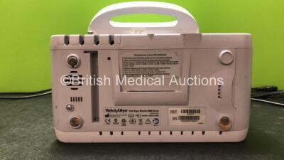 2 x Welch Allyn 6000 Series Vital Signs Monitors Including SpO2 and NIBP Options (Both Power Up, 1 with Missing Cover and Handle Cover-See Photos) - 4