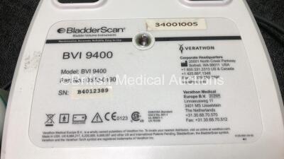 Verathon BladderScan BVI 9400 Bladder Scanner Ref 0570-0190 with 1 x Probe (No Power-Suspected Flat Battery) *SN B4012389 / PX013527* - 8