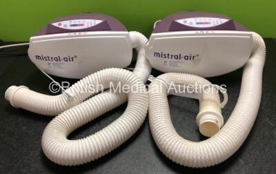 2 x Mistral-Air Plus Warming Units with Hoses (Both Power Up) *SN 170251082 / 170250915*