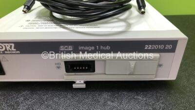 Karl Storz Endoscope 222010 20 SCB Image 1 Hub Duo Camera Control Unit (Powers Up) *SN GA664006-P* - 2