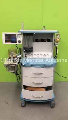 Intermed Penlon Prima SP2 Anesthesia Machine with 1 x InterMed Penlon AV-S CPU Ventilator Software Version v2.01.04 (Build 1) / IO Software v0.61 (Build 1) 1 x Bellow, 1 x Mixer and Hoses (Powers Up with Scratch on Screen-See Photo) *SN SP20208117*