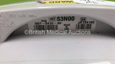 1 x Philips SureSigns VM4 Patient Monitor on Stand and 1 x Welch Allyn 53N00 Vital Signs Monitor on Stand (Both Power Up) *S/N JA124193* - 6