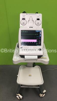 Edan F9 Fetal Monitor with Edan FTS-3 Transducer Dock with 2 x US-T Wireless Transducers (Powers Up)