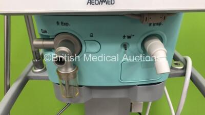 Aeonmed VG70 Ventilator Software Version 2.00, Running Hours 940 h 4 min with Hose on Stand *Mfd 06-2020* (Powers Up) - 3