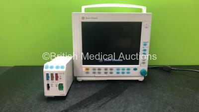 Datex Ohmeda Compact Anaesthesia Monitor *Mfd - 02/2009* with 1 x GE E-PRESTN Multiparameter Module with SPO2, T1-T2, P1-P2, NIBP and ECG Options *Mfd - 03/2009* (Powers Up with SRAM Error)