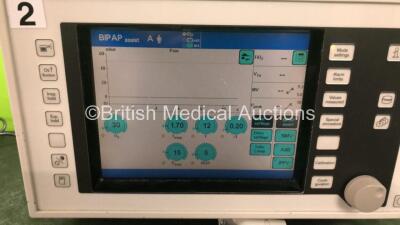 Drager Evita 4 Ventilator *Mfd - 2002* Version - 04.14, Running Hours - 92835h (Powers Up) - 3