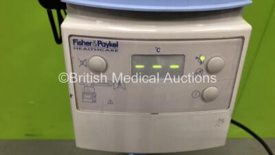 Viasys Infant Flow SiPAP Unit On Stand with Hoses and 1 x Fisher & Paykel MR850AEK Humidifier Unit (Both Power Up, SiPAP Unit with with Error 54-See Photo) *SN AKN01158* - 3