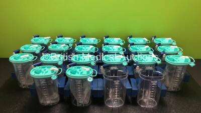 22 x Cups and Holders for LSU Suction Units (2 x Missing Lids)