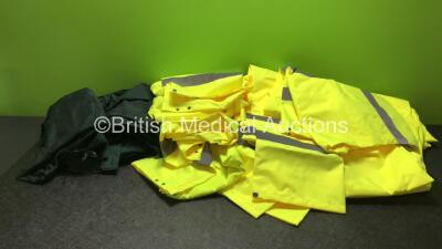 Job Lot of Uniforms Including High Visibility Trousers, Ambulance Trousers and Shirts