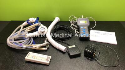 Job Lot Including 3 x Entonox Hoses, 1 x Phoenix Automated McCormick Toy Test and 1 x CU Medical Disposable Battery Pack