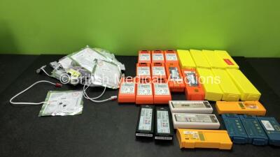 Mixed Lot Including Defibrillator Pads and Defibrillator Batteries *All Untested*