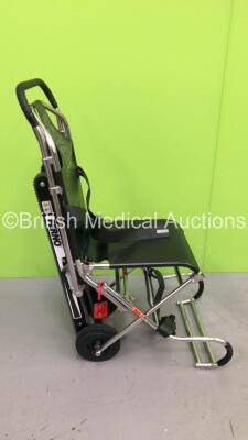 1 x Ferno Compact Evacuation Chair with 1 x Ferno Compact 2 Track Attachment *S/N CT-06238-C / CT-05082-T * (Stock Photo Used)