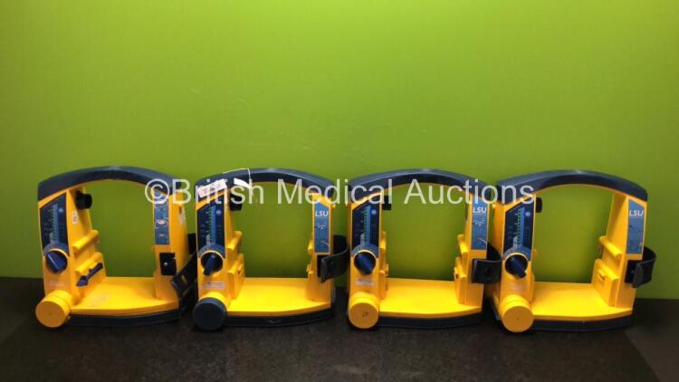 4 x Laerdal LSU Suction Units (All Power Up with Some Casing Damage See Photos)