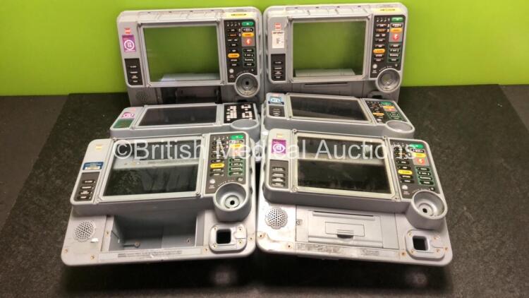 6 x Physio Control Lifepak Front Covers (Small Marks on All Units and Some Damage)