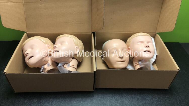 4 x Laerdal RJ Airway Heads (Upgrade Kits)