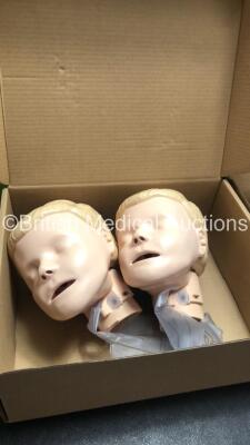 4 x Laerdal RJ Airway Heads (Upgrade Kits) - 2