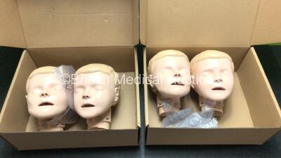 4 x Laerdal RJ Airway Heads (Upgrade Kits)