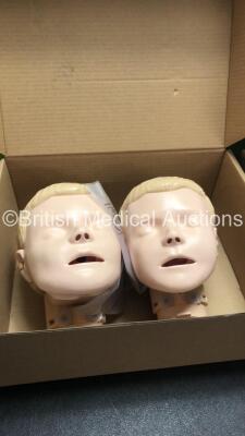 4 x Laerdal RJ Airway Heads (Upgrade Kits) - 2