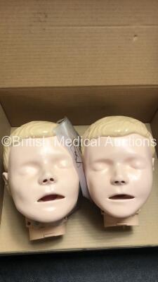 4 x Laerdal RJ Airway Heads (Upgrade Kits) - 3