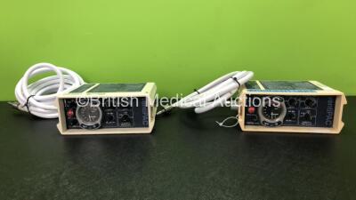 2 x Smiths ventiPAC 200D Ventilators with 2 x Hoses *SN 0707508, 0205183* *H*