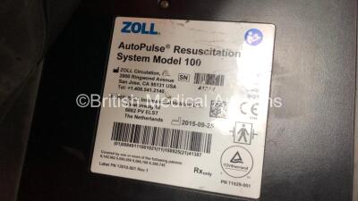 Zoll Autopulse Resuscitation System Model 100 *Mfd 2015* with 1 x Life Band Strap, 1 x Zoll Autopulse Battery (Untested Due to Flat Battery) *41387* - 5