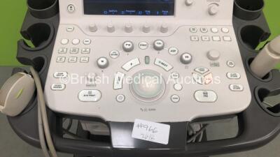 Toshiba Aplio 500 TUS-A500 Flat Screen Ultrasound Scanner **Mfd 01-2016** Software Version AB-V6.00*R004 with 2 x Transducers / Probes 1 x PVT-375BT Convex Array Transducer *Mfd 10-2012* 1 x PVT-6VT Endocavitary Transducer *Mfd 10-2012* and 1 x Sony UP-D8 - 2