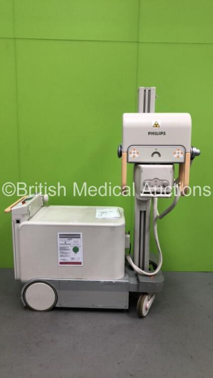 Philips Practix Convenio Mobile X-Ray System Type 9890-010-83631 (Powers Up with Some Frontal Damage - See Photo) *S/N PC1-0446* **Mfd 07/2009**