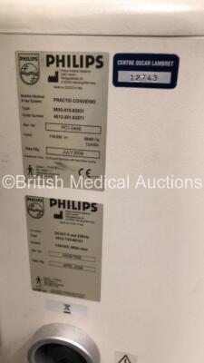 Philips Practix Convenio Mobile X-Ray System Type 9890-010-83631 (Powers Up with Some Frontal Damage - See Photo) *S/N PC1-0446* **Mfd 07/2009** - 6