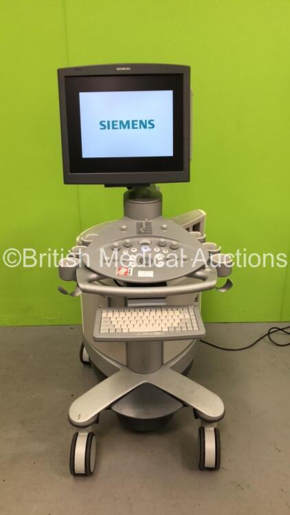 Siemens Acuson Antares Ultrasound Scanner Model 10032746 *S/N 150129* (Powers Up - HDD REMOVED) ***IR635