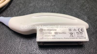 GE 7S-RS Ultrasound Transducer / Probe *Mfd - Jan 2008* (Untested) - 3