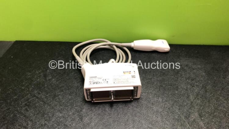 Toshiba PLT-1204BX 18LX7 Linear Array Ultrasound Transducer / Probe *Mfd - 07/2015* (Untested, Damaged Head - See Photo) *99A1574265*