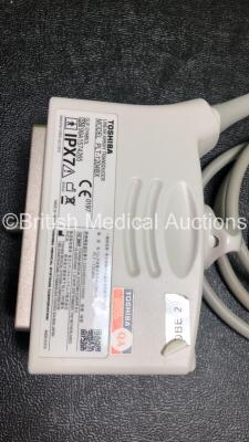 Toshiba PLT-1204BX 18LX7 Linear Array Ultrasound Transducer / Probe *Mfd - 07/2015* (Untested, Damaged Head - See Photo) *99A1574265* - 3