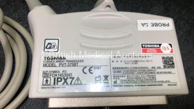 Toshiba PVT-375BT 6C1 Convex Array Ultrasound Transducer / Probe *Mfd - 05/2014* (Untested) *FDA1453043* - 3