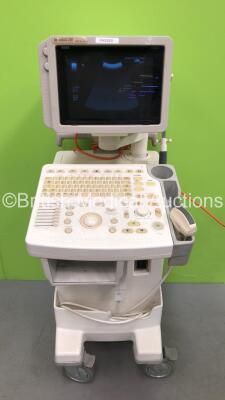 GE Logiq 200 PRO Series Ultrasound Version 3.17a with 1 x GE 3Cb Ultrasound Transducer / Probe (Powers Up)