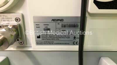 Aeonmed VG70 Ventilator Software Version 2.00, Running Hours 0 h 22m with 1 x Hose and Accessories on Stand *Mfd 07/2020 * (Powers Up) - 5