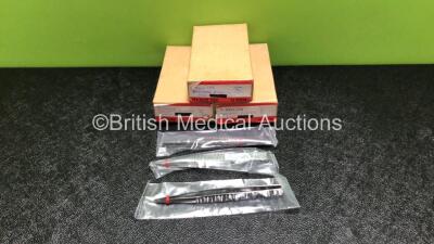 36 x T-Over End 5 inch Dressing Forceps (3 x Boxes of 12 - New In Box - Stock Photo)