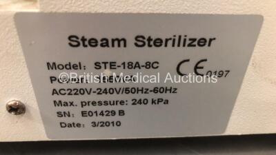 Excel Healthcare Enigma 8 Steam Sterilizer (Powers Up) - 4