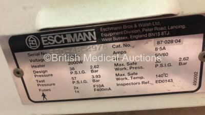 Eschmann SES 2000 Autoclave (Powers Up) - 4