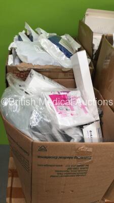 Pallet of Mixed Consumables Including Stiefel Biopsy Punch, ProAct Accu-Pro Large Adult Blood Pressure Cuffs and Melker Universal Emergency Cricothyrotomy Catheter Sets (Out of Date) - 2