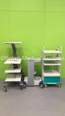 Job Lot Including 1 x Olympus TI-1900 Image Trolley, 1 x CTLStack Trolley and 1 x ERBE Vio-Cart Trolley